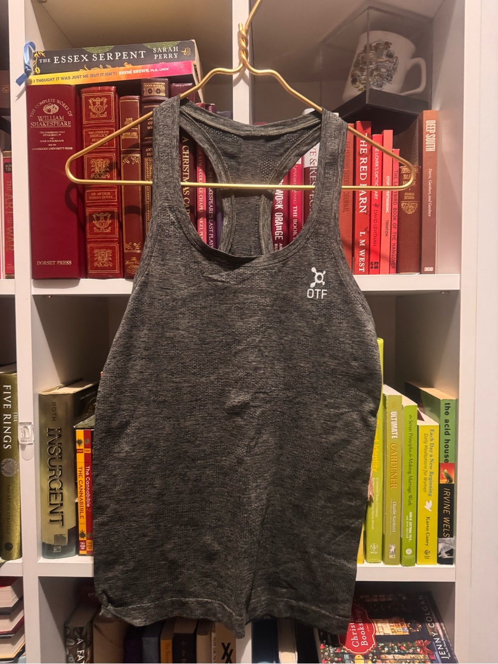 lululemon athletica Orangetheory Dark Gray Heather Racerback Tank